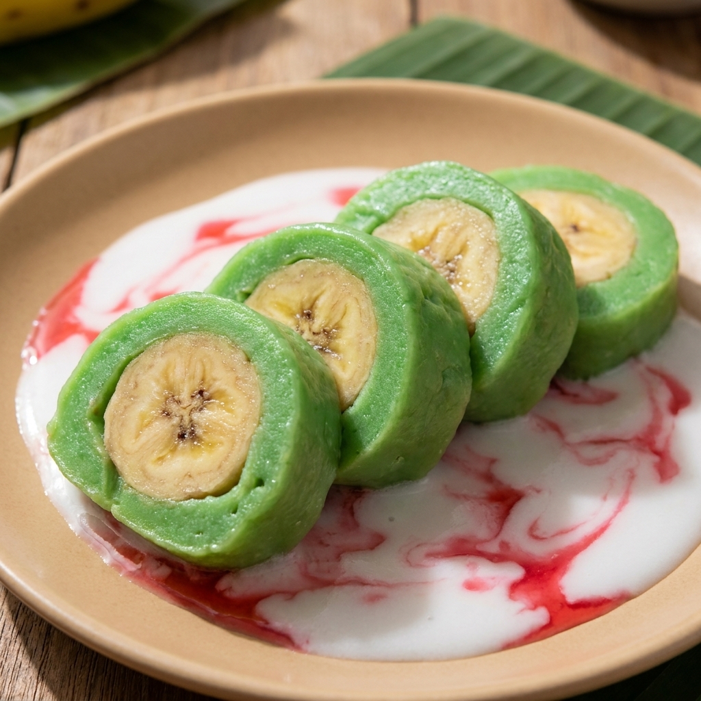 Es Pisang Ijo Si Nona